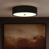 Sufitowa lampa Zalindro czarna biała chrom OR86577 6xE27 do sypialni