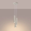 Skandynawska lampa wisząca KARBON SL.1595 potrójna beżowa