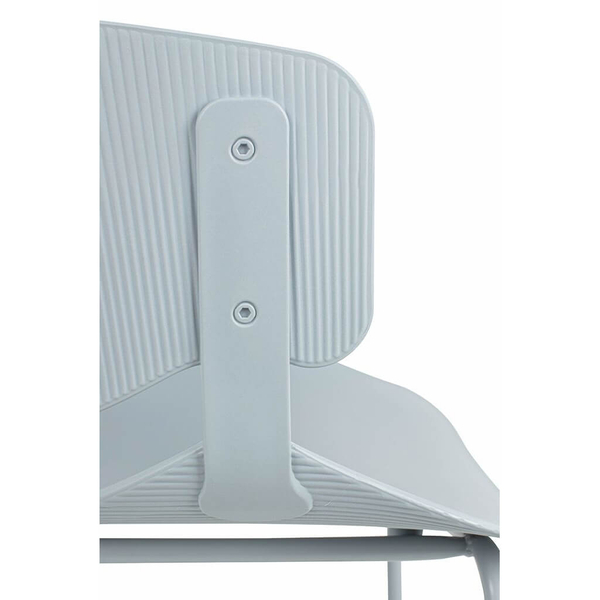 Jasnoszare krzesło nowoczesne Garret ARM-001.GREY do kuchennego stołu