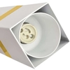 Skandynawska LAMPA wisząca VIDAR MLP6275 Milagro prostokątna OPRAWA metalowy ZWIS tuba loft biała