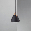 Wisząca lampa nad wyspę Strap 84333003 DFTP metalowa do kuchni czarna