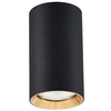 Spot LAMPA sufitowa MANACOR LP-232/1D - 130 BK/GD Light Prestige metalowa OPRAWA downlight tuba czarna złota