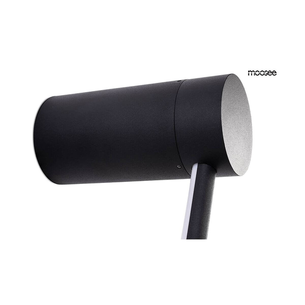 Minimalistyczna lampa ścienna Ombre listwa LED 8W czarna