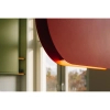Modernistyczna lampa wisząca Malumi MLA644P2 LED 24W 3000K burgundowy