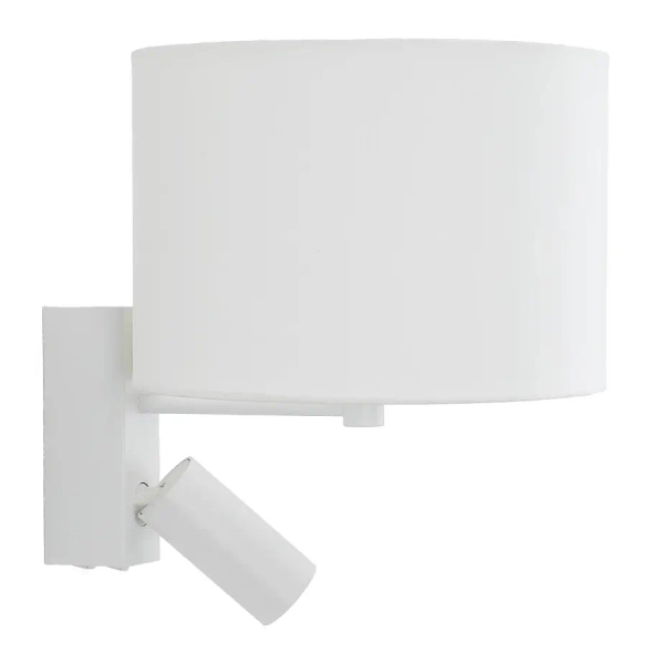 Naścienna lampa do sypialni LUSSO 11520 nocna biała