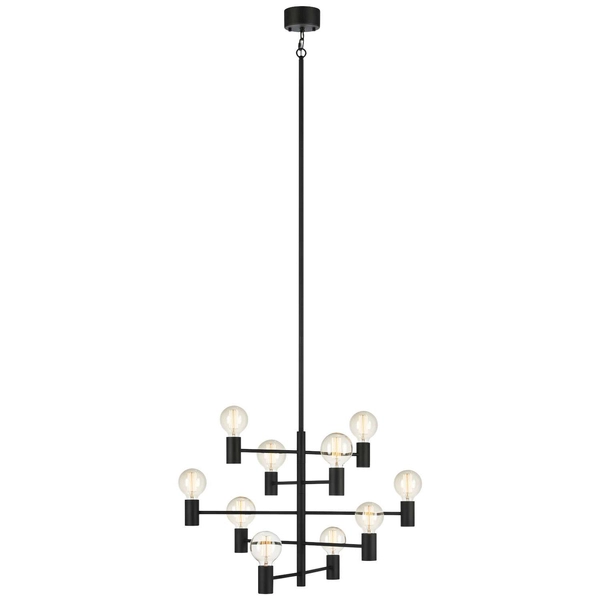 Żyrandol LAMPA wisząca PARIS 107187 Markslojd metalowa OPRAWA molekuły zwis loft sticks czarny