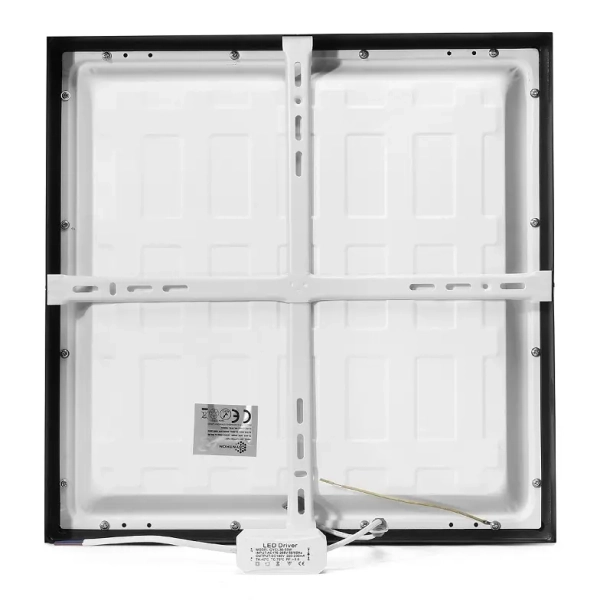 Sufitowa lampa ledowa 644 LED 36W 4000K kwadrat czarny