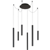 Lampa wisząca LORENZ 74403/06/30 Lucide metalowa tuby LED 24W 3000K czarny