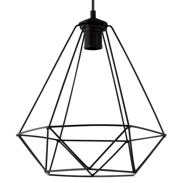 Industrialna lampa wisząca VEN W-1201/1 druciany czarny