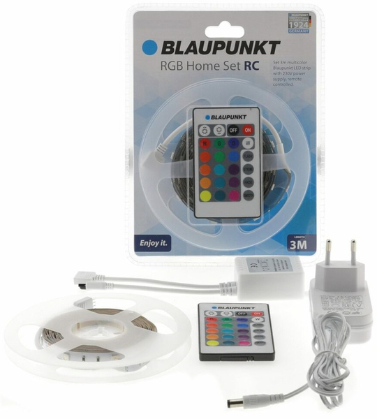 Taśma LED Blaupunkt TL12RGB-SET 16W RGB sterowana pilotem barwa ciepła 