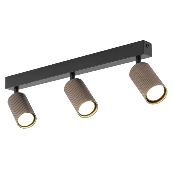 Nowoczesna lampa sufitowa Tune 16148 tubki na podsufitce brązowy