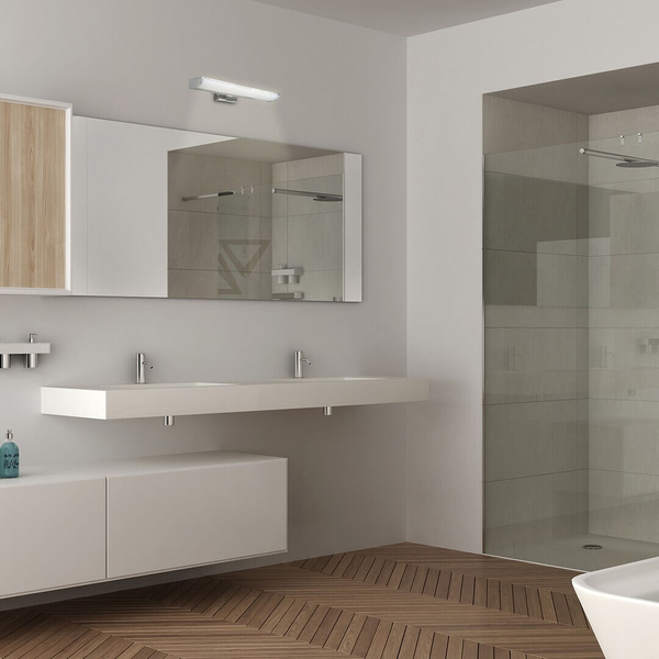 Kinkiet LAMPA ścienna EVRON 5063 Rabalux łazienkowa OPRAWA metalowa LED 7,5W 4000K nad lustro IP44 chrom