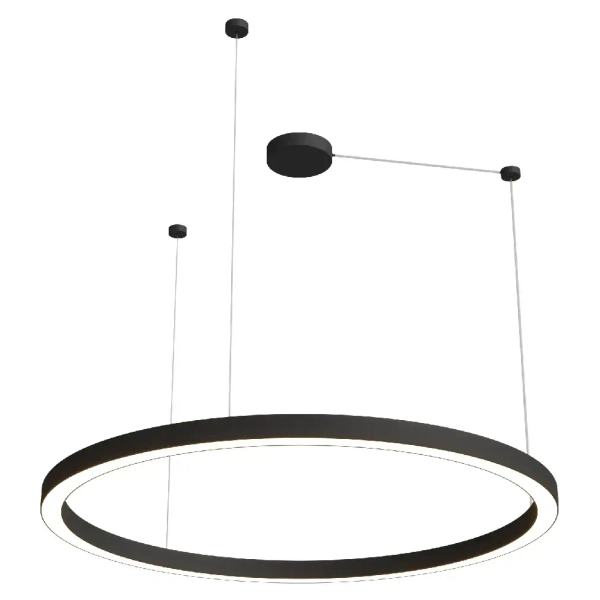 Nowoczesny żyrandol Aurum L PL0116-130-CCT-BK LED 55W CCT czarny