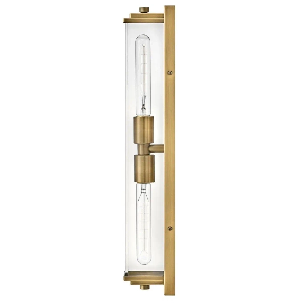 Łazienkowa lampa na ścianę Henri QN-HENRI-WB2-HB IP44 mosiądz