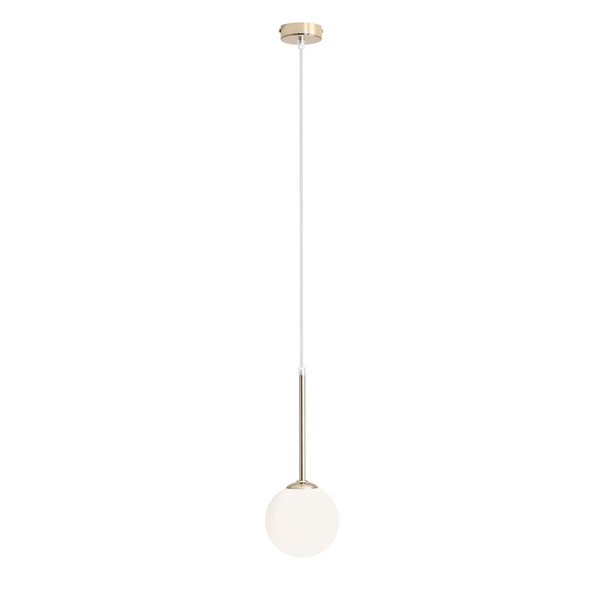 Kulista lampa wisząca Bosso 1087XXS30 Aldex  balls nad łóżko złota