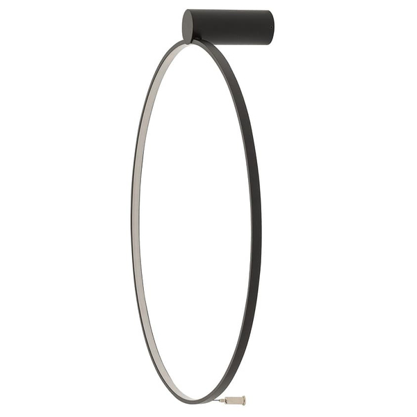 Kinkiet ring okrągły Circolo 10928 Nowodvorski LED 18W 3000K czarny