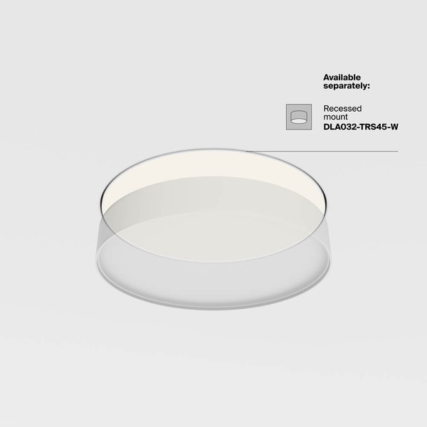 Plafon jadalniany Zon C032CL-45W3K-RD-B Maytoni LED 45W 3000K czarny