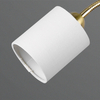 Lampa stojąca do salonu HOTEL 403900208 Trio z abażurem złoty biały