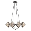 Modernistyczna wisząca lampa Cairo QN-CAIRO8-UBZ-CR szklany czarny
