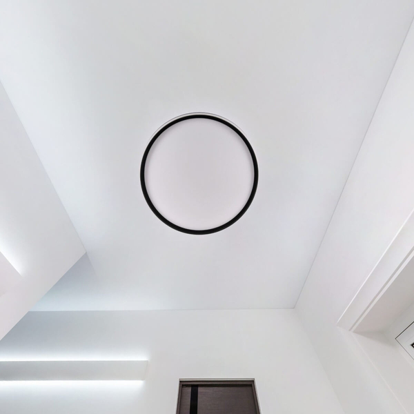 Plafon sufitowy Barbara 326683 Polux LED 72W 3000-6000K IP44 czarny biały