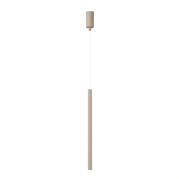 Wisząca lampa podłużna SOPEL beżowa 1xG9 nad stół tubka metalowa 41824