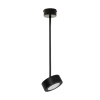 Lampa wisząca czarna BAR 1xGx53 industrialna z regulacją do salonu 41642
