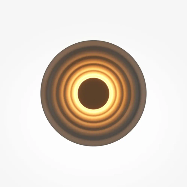 Okrągły kinkiet ścienny Nami MOD400WL-L5KH2.7K LED 6W 2700K czarny