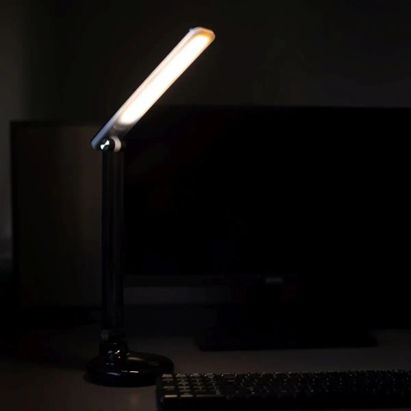 Ledowa lampa BIURKOWA 1913-BK LED 6W CCT regulowana czarna