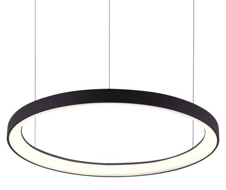 Ledowa lampa wisząca Agnes AZ5022 60W 3000-6500K okrąg czarna