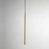 Lampa wisząca do jadalni Sopel 40737 Sigma podłużna tuba czarna złota