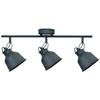 Plafon LAMPA sufitowa NIKO 3 311832 Polux regulowana OPRAWA metalowe reflektorki industrialne czarne