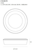 Natynkowa LAMPA okrągła CHARON C0208 Maxlight metalowy plafon LED 12W 3000K do łazienki sufitowy IP65 czarny