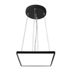 Zwisająca lampa kwadrat Bastia PND-83625-230S-18W-BL Italux LED 18W 2800-6000K czarna