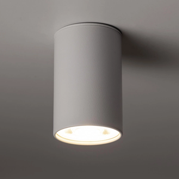 Punktowa lampa nasufitowa Top 5766 do jadalni tubka rurka biała