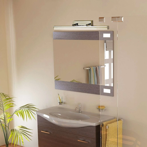 Listwa LAMPA ścienna SILAS 5720 Rabalux kinkiet OPRAWA prostokątna LED 12W 4000K regulowana do łazienki IP44 brąz