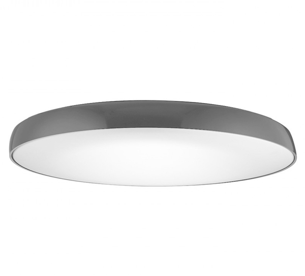 Nowoczesny plafon salonowy Cortona LED 50W 4000K okrągły szary