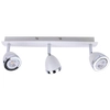 Plafoniera LAMPA regulowana CALASA SPL-9372-3A WH Italux metalowe reflektorki sufitowe białe chrom