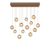 Wisząca lampa PURE POPUP brązowa 2590-97 13xLED 3W 2200-5000K sterowana góra-dół
