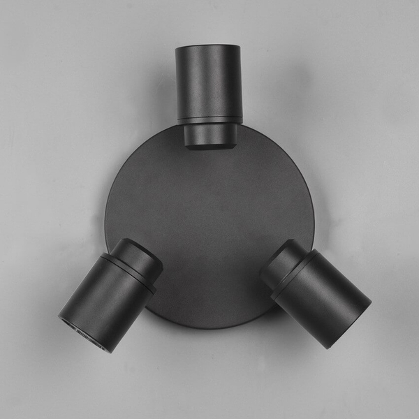 Sufitowa lampa potrójna BRISA DL332880430 IP44 tuby regulowane czarny