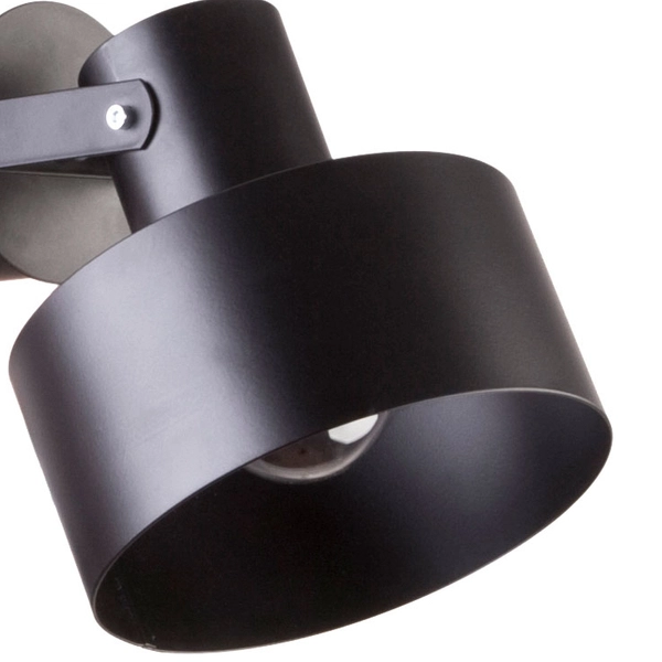Industrialna LAMPA ścienna RIF 31346 Sigma metalowa OPRAWA reflektorek KINKIET regulowany czarny
