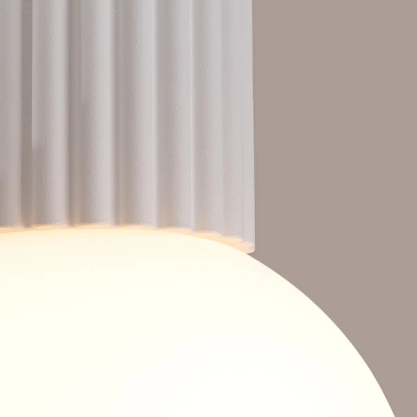 Kulista sufitowa lampa HALO SL.1708 do łazienki IP44 biała