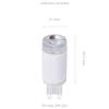 Wisząca lampa cylindriczne klosze Sopel 33616 Sigma metalowa biała