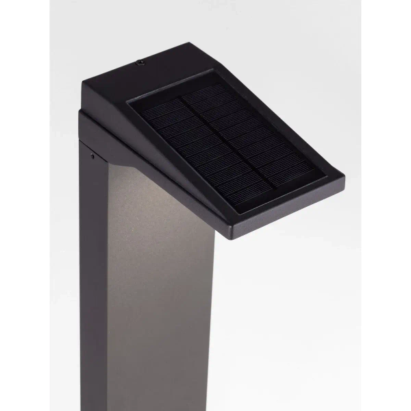Ogrodowy słupek solarny z czujnikiem DIVANTA LE75123 LED 1W 3000K czarny