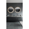 Okrągłe lustro do łazienki MIRROR W0387 LED 22W 3000-5000K IP44 ściemnialne