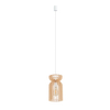 Skandynawska lampa wisząca Kymi 10571 Nowodvorski nad stół drewniana biała