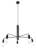 LAMPA wisząca SL.0304 metalowa OPRAWA zwis pająk sticks czarny