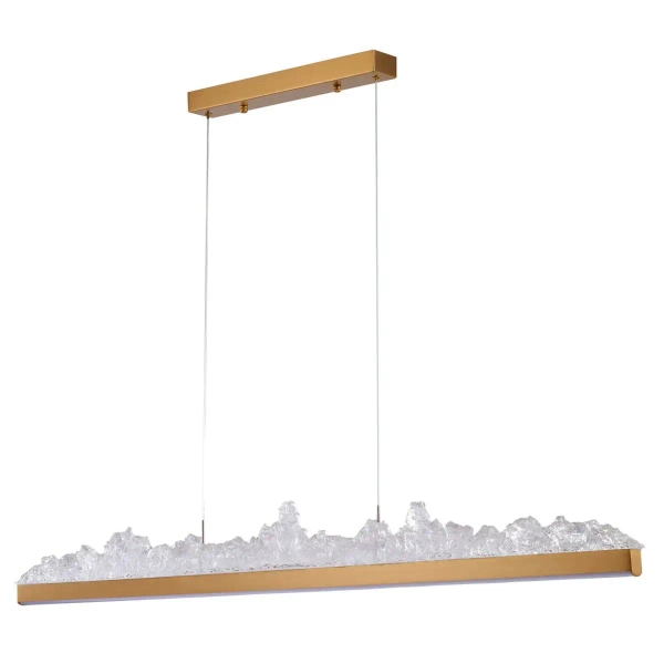 Wisząca lampa nad wyspę MONTANA ST-6490P/L LED 19W 3000K do jadalni złota