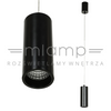 LAMPA wisząca MOLDES HL7718/7W LED 7W 3000K Italux metalowa tuba czarna