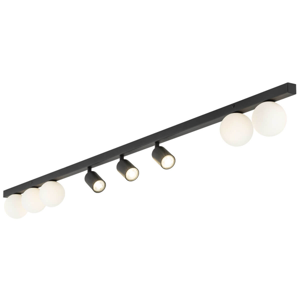 Lampa natynkowa do biura Vox 10004 belka balls sople czarna biała