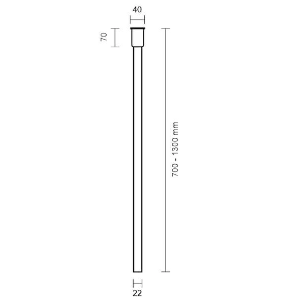 LAMPA sufitowa ALHA Y 9128 Shilo sopel OPRAWA downlight tuba biała